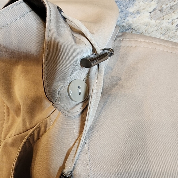 NWT East 5th Removable Liner Tan Trench Coat Women's Size 2X Knee Length JCP - Picture 16 of 16